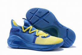 Curry 6 Men Shoes Low Blue Yellow