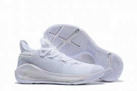 Curry 6 Men Shoes Low Pure White